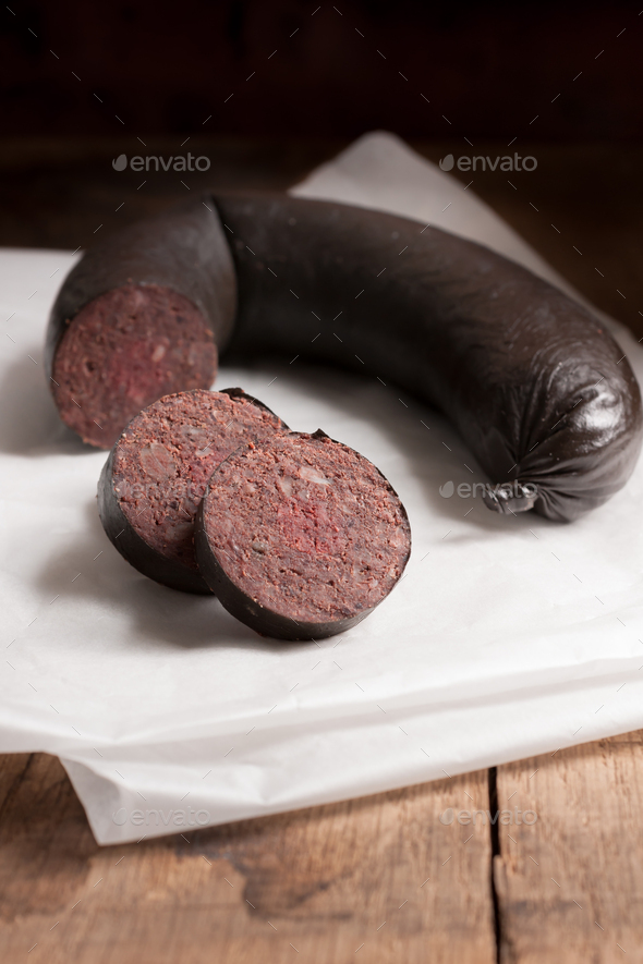 English Black Pudding Stock Photo by DPimborough PhotoDune